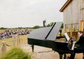 Pierre-Laurent Aimard performing Messiaen at dusk, RSPB Minsmere