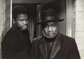 Priest in pain: Canada Lee (right) with Sidney Poitier in 'Cry, the Beloved Country'