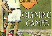 Poster advertising the 1908 Olympic Games, until recently lost