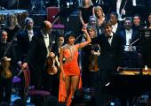 Yuja Wang and Klaus Mäkelä take a bow at the RAH