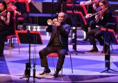 Trumpeter Jason Evans plays with the Philharmonia at the Proms