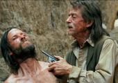Outback in anger: Guy Pearce and John Hurt in 'The Proposition'
