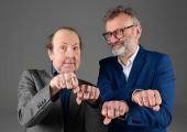 Steve Punt (left) and Hugh Dennis take affectionate aim at middle-class obsessions