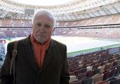 If you build it... David Dimbleby at Moscow's Luzhniki Stadium, venue for the major World Cup ceremonies