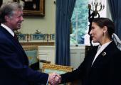 President Carter appointing Ruth Bader Ginsburg to the DC Court of Appeals