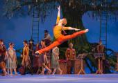 Lordly leaping: Steven McRae is a charming Florizel in the Royal Ballet's new 'Tale'.