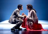 Mismatch: Rami Malek as Oedipus and Indira Varma as Jocasta