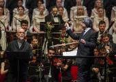 John Malkovich, Riccardo Muti, other Italians and Ukrainians in Copland's 'Lincoln Portrait'
