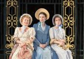 Rebecca Lacey as Mrs Bennet, Jennifer Kirby as Elizabeth and Leah Brotherhead as Mary