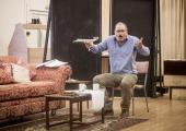 Ayub Khan Din in rehearsal to play his own father