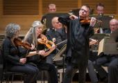 Pekka Kuusisto as violinist with the Scottish Chamber Orchestra