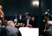 Maxim Emelyanychev conducting the Scottish Chamber Orchestra last November