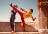 The Cape Verdean sonic auteur Américo Brito demonstrates his high-kicking love of karate in 1979