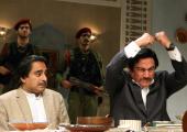 Sudden loss of appetite: Sanjeev Bhaskar and Steven Berkoff in ‘Dinner with Saddam’