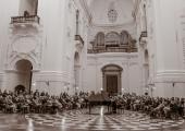 Pianist Clara Haberkamp playing to over 1000 people in the Kollegienkirche