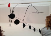 You spin me right round, baby: Alexander Calder's mobile on Helly Nahmad's stand