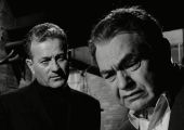 Thou shalt not kill: Edward G. Robinson (right) and Milburn Stone in 'Black Tuesday'