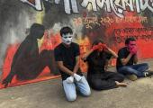 Shahidul Alam, 'Artists in Dhaka, Bangladesh Protest Against the Digital Security Act@, 2020