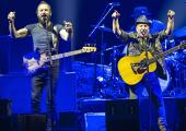 Sting and Paul Simon on the British leg of their On Stage Together world tour