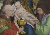 Liesborn Altarpiece, fragment showing 'The Adoration of the Kings', probably 1470-80