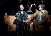 Glenn Close as Norma Desmond and Michael Xavier as Joe Gillis