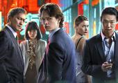 Crimewatch, Japanese style: Ansel Elgort as Jake Adelstein (centre)
