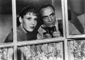 'Just whose side are you on?' Valerie Hobson and Conrad Veidt in 'The Spy in Black'