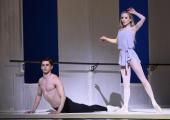 Who are you looking at? In Jerome Robbins's 'Afternoon of a Faun' the dancers (Federico Bonelli and Sarah Lamb) treat the fourth wall as a mirror
