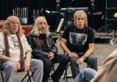 From left: David St Hubbins (Michael McKean), Derek Smalls (Harry Shearer), Nigel Tufnel (Christopher Guest)