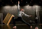 Reach for the sky: Rachel Poirier in 'How To Be A Dancer in 72,000 Easy Lessons'