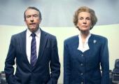 Not for turning? Steve Coogan as Brian Walden, Harriet Walter as Margaret Thatcher