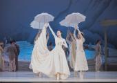 Don't rain on my wedding: Amber Scott as Odette in Act I of Graeme Murphy's 'Swan Lake' for Australian Ballet.