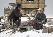 Tommy Lee Jones and Hilary Swank in 'The Homesman' a film of "melancholy poetry"