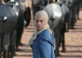 'Mother of dragons' Daenerys Targaryen (Emilia Clarke) sizes up her slave army in 'Game of Thrones'