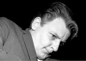 Stan Tracey faces down his piano