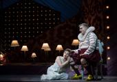 Soraya Mafi as Gilda and Michael Chioldi as Rigoletto