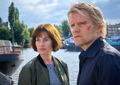 Marc Warren as Van der Valk, with Maimie McCoy as Lucienne Hassell
