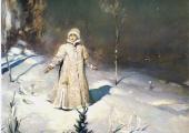 Russian artist Vasnetsov's picture of the Snow Maiden immortalised by Rimsky-Korsakov