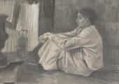 Woman (‘Sien’) seated near the stove, March-April 1882