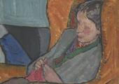 Vanessa Bell, Virginia Woolf in an Armchair, c.1912