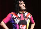Noel Fielding's show is a mixture of stand-up, mixed media and sketch comedy