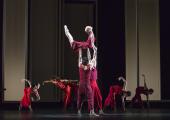 Artists of the Royal Ballet in Wayne McGregor's 'Yugen', set to Leonard Bernstein's Chichester Psalms
