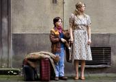 East Berlin street style: Nelly (Jordis Triebel) and Alexei (Tristan Gobel) ready for departure