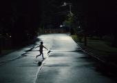 Night flight: a child runs into the unknown
