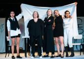 Tight-knit ensemble: Anjli Mohindra, Deborah Findlay, Gina McKee, Romola Garai, Harmony Rose-Bremner in 'The Years'