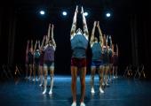 Reach for the sky: members of Yorke Dance Project in Robert Cohan's 'Communion'