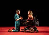Diversity: Francesca Martinez and Francesca Mills in 'All of Us'