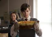 Nigel Slater (Freddie Highmore) displays that Sixties delight, shepherd's pie