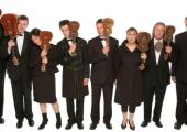 They pluck, pick, slap, whistle, shout, hum and harmonise, effortlessly - they're not leaning on lamp posts: The Ukulele Orchestra of Great Britain 
