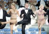 Who he? Broadway and TV star Neil Patrick Harris, whose extraneous opening number padded an overlong show
